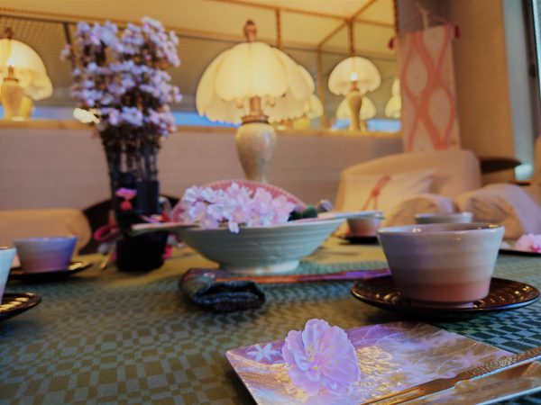 桜咲く頃装飾